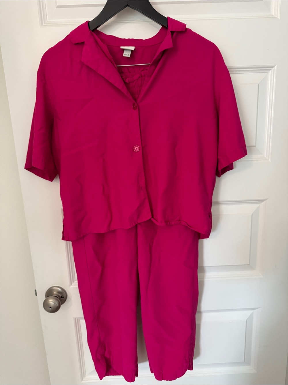 Bold Fuchsia Two-Piece Set